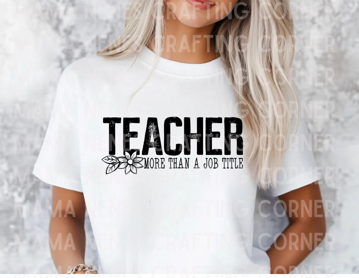Teacher: more than a job title