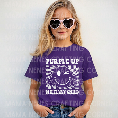 Purple up wink