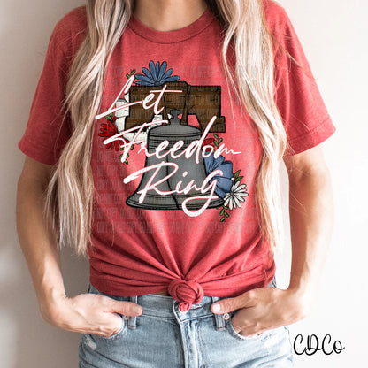 Let freedom ring (white)