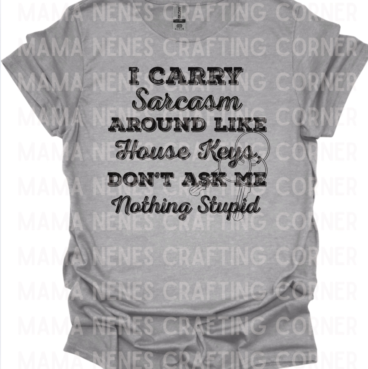 I carry sarcasm
