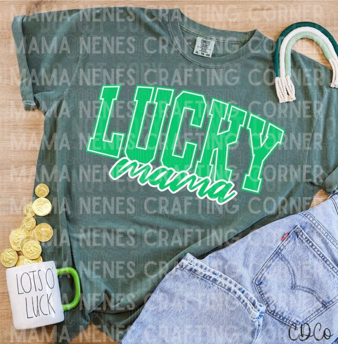 Lucky Mama (green)