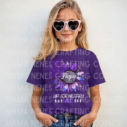 Purple up handprints