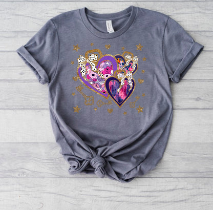 Glitter Hearts
