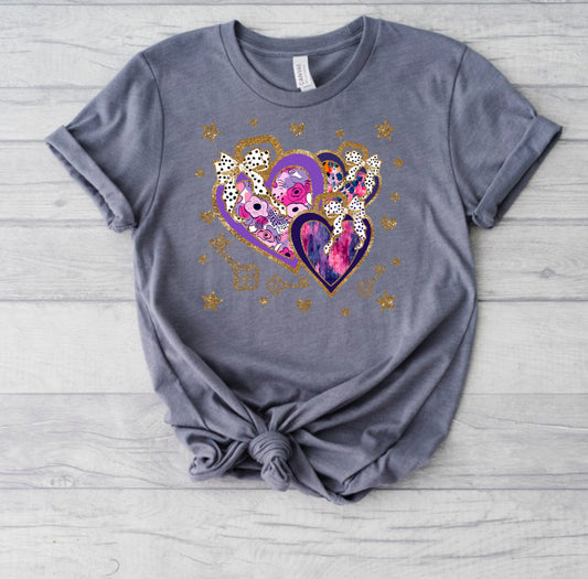 Glitter Hearts