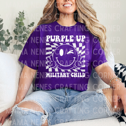 Purple up wink