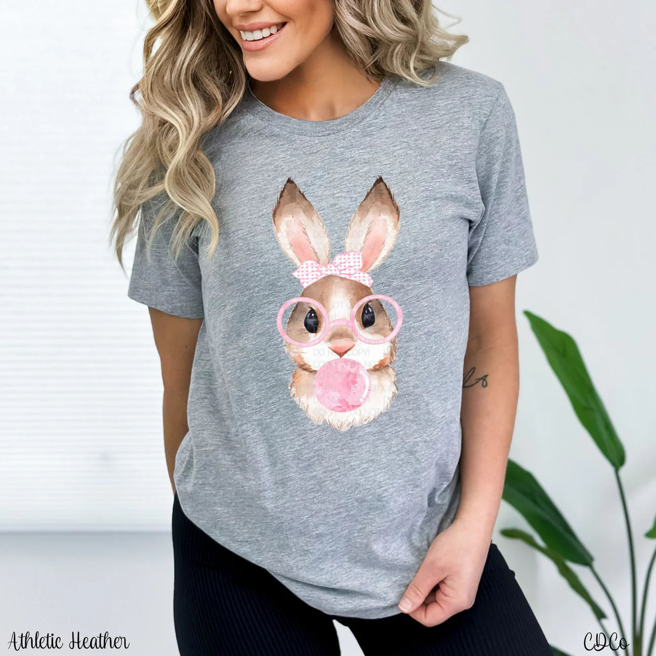 Pink bubble bunny