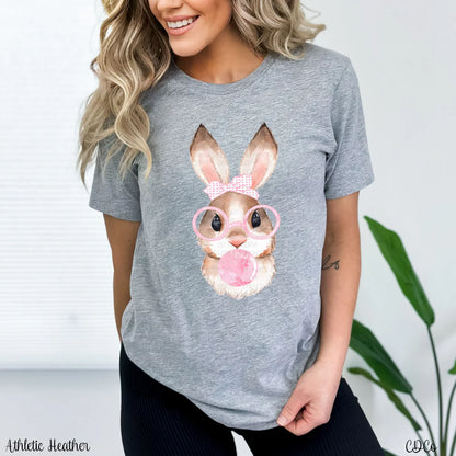 Pink bubble bunny