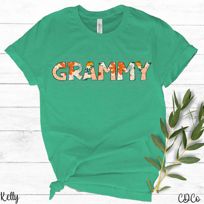 Floral block names- Grammy
