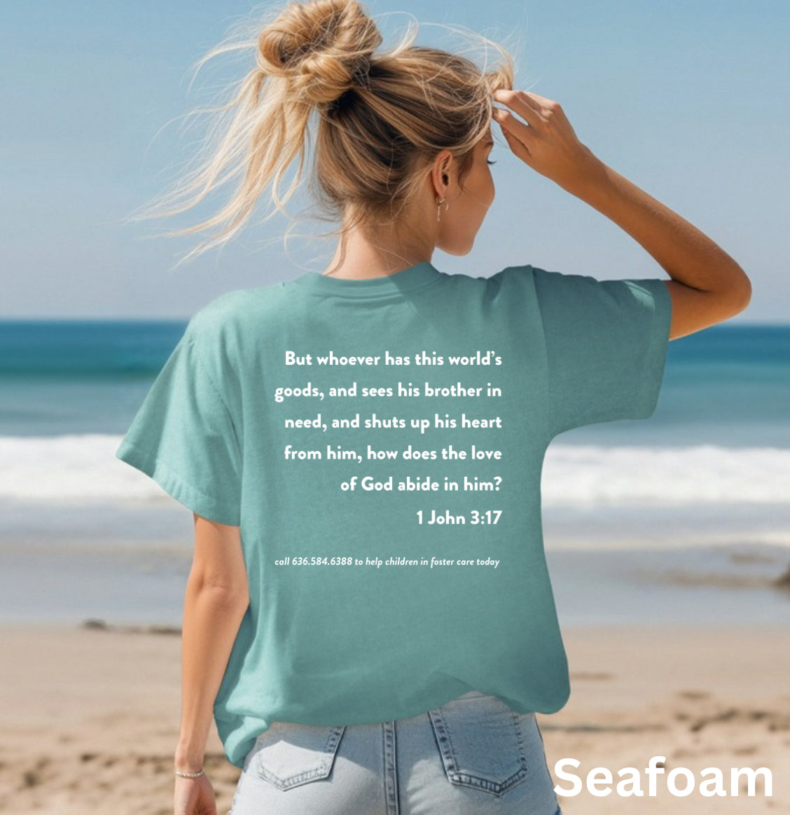 Adult Fostering Franklin Verse Pocket Tee
