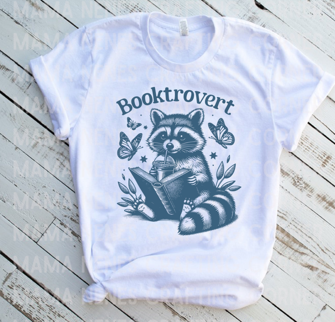 Booktrovert raccoon