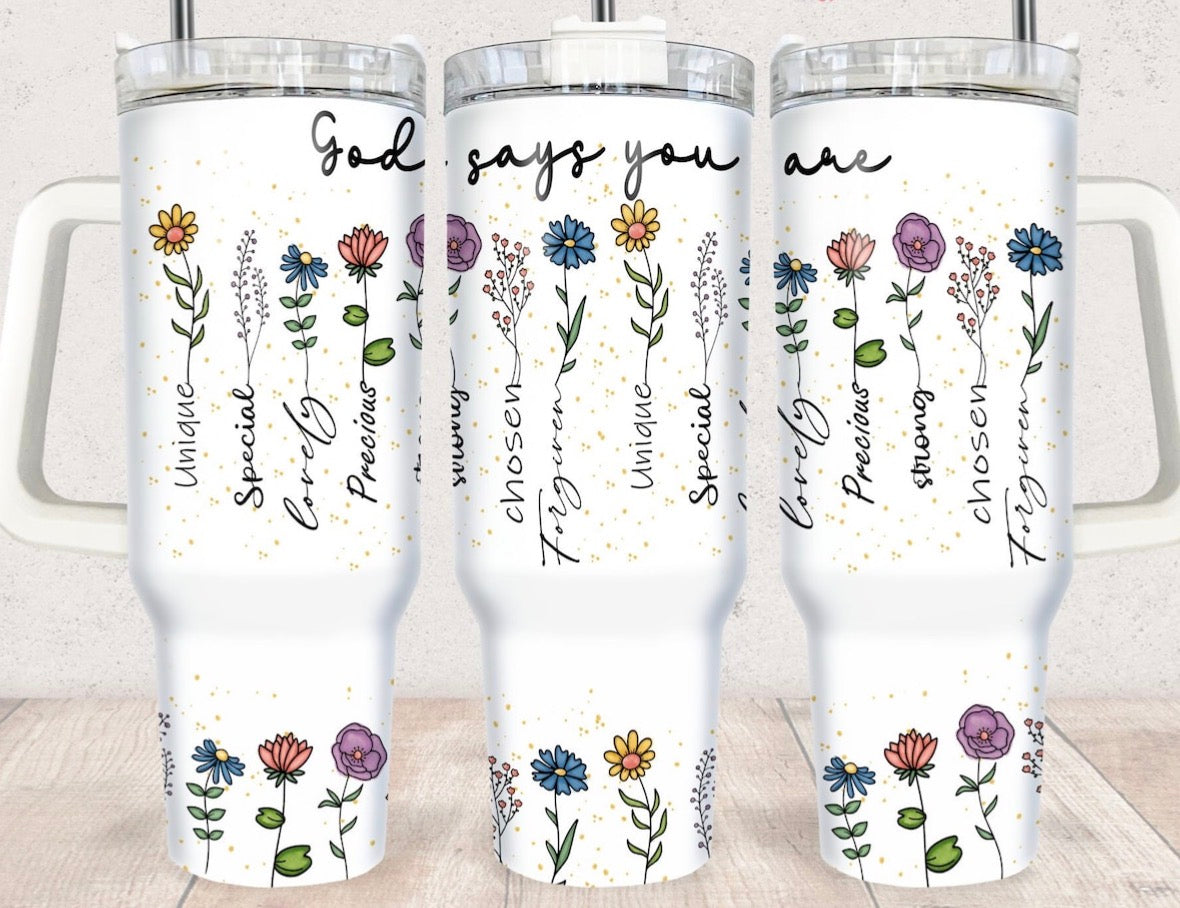 God says you are tumbler (read description)