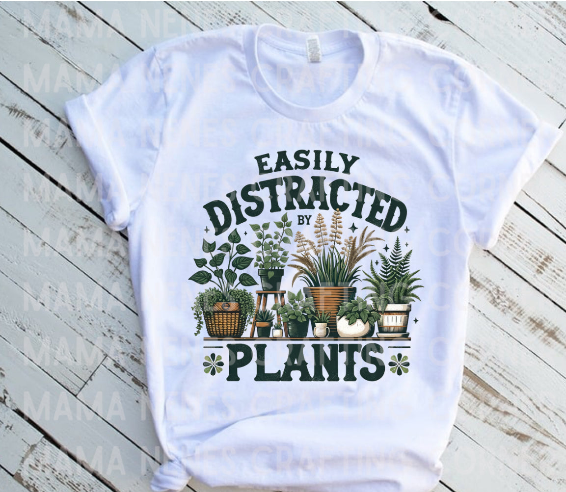 Easily distracted by plants