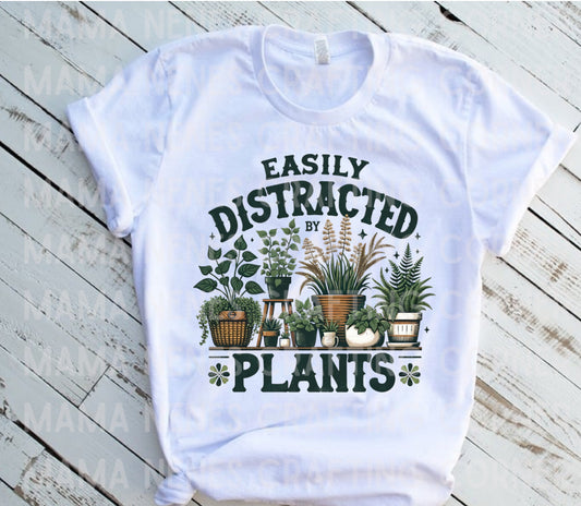 Easily distracted by plants