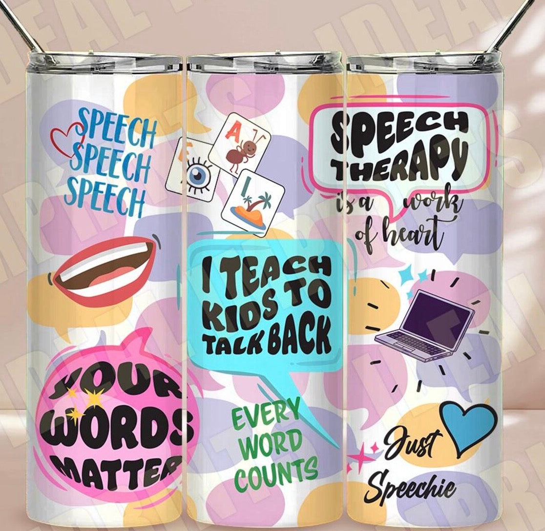 Speech SLP tumbler