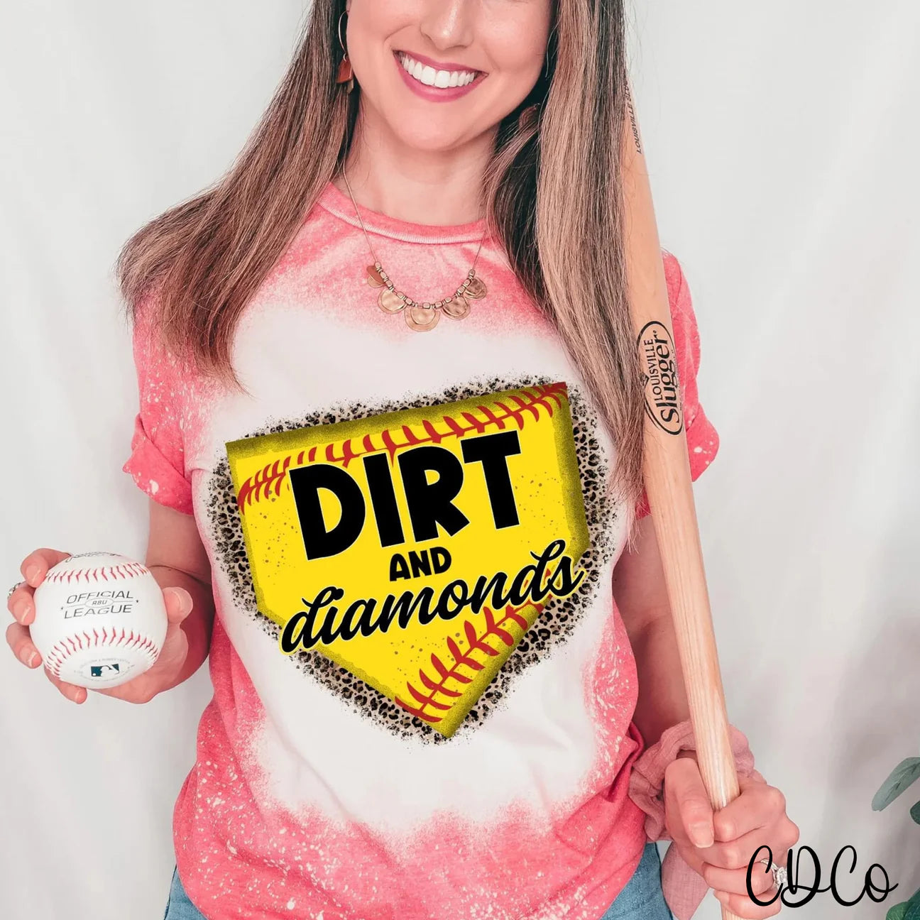 Softball dirt and diamonds