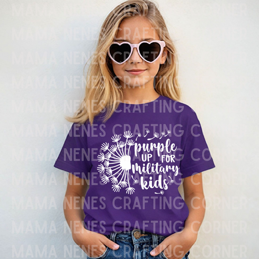 Purple up for military kids