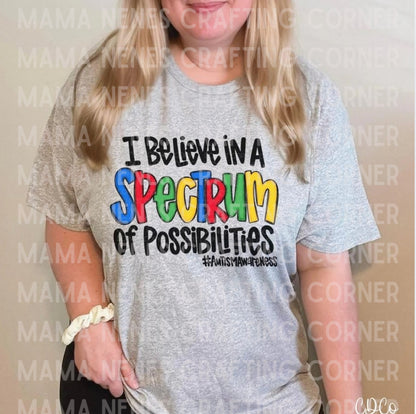 Spectrum of possibilities