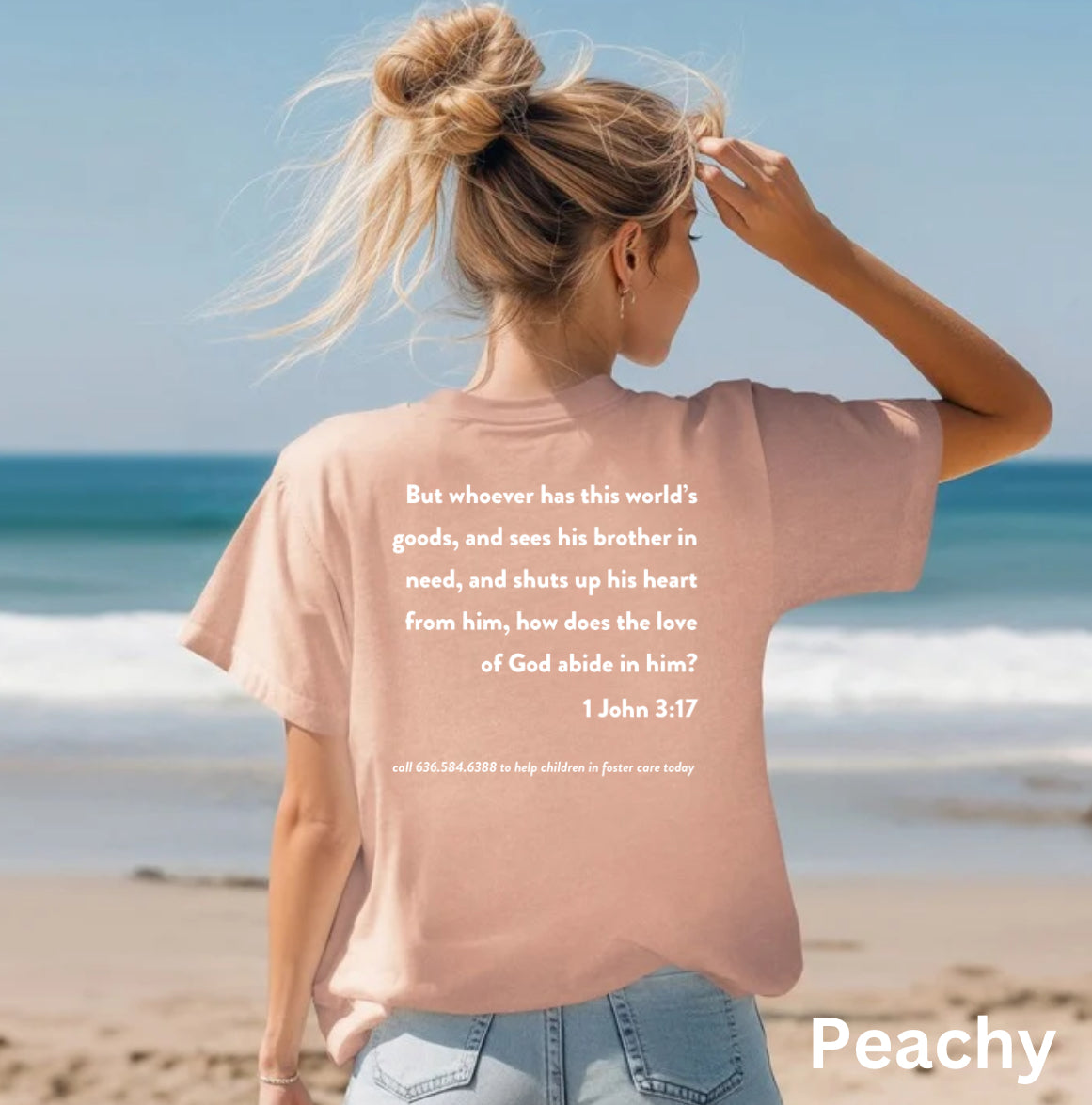 Adult Fostering Franklin Verse Pocket Tee