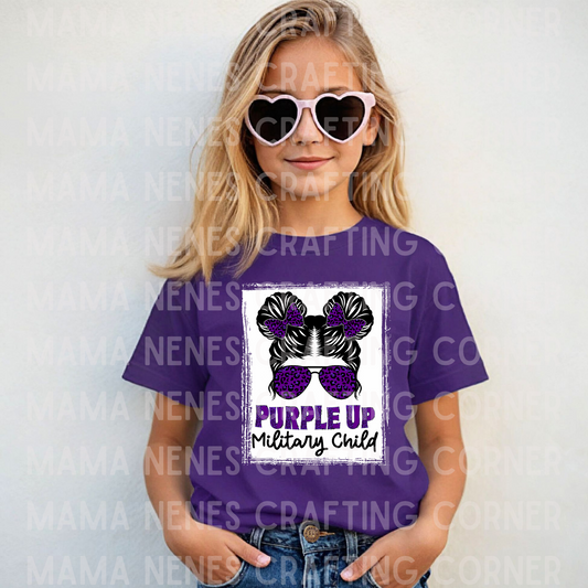 Purple up pigtails