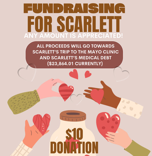 Scarlett’s fundraiser $10 Donation