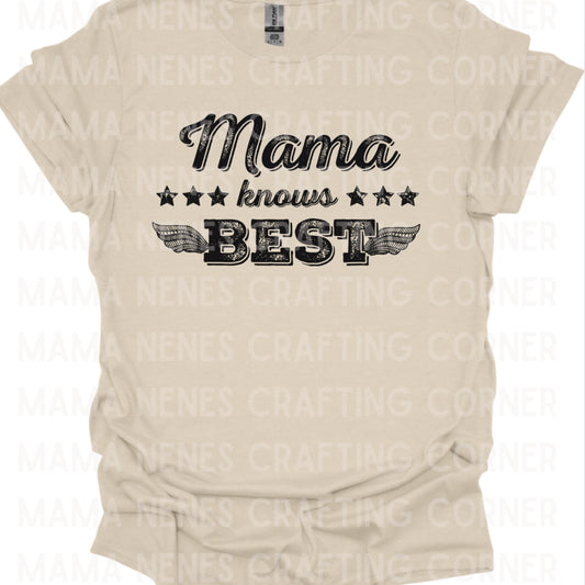 Mama knows best