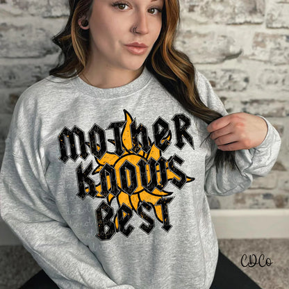 Mother knows best