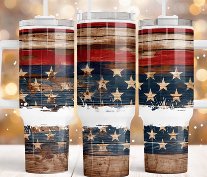 Freedom flag tumbler (read description)