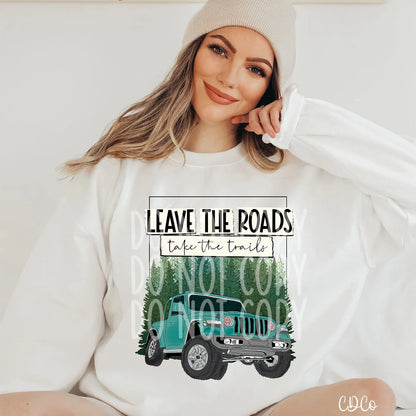 Leave the road take the trails