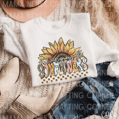 Find me among the sunflowers