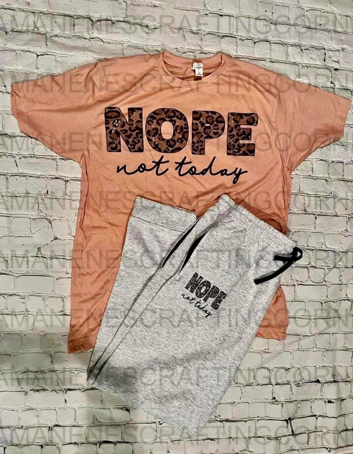 Nope not today Jogger Set