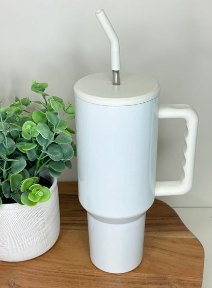 Boho floral tumbler  (read description)