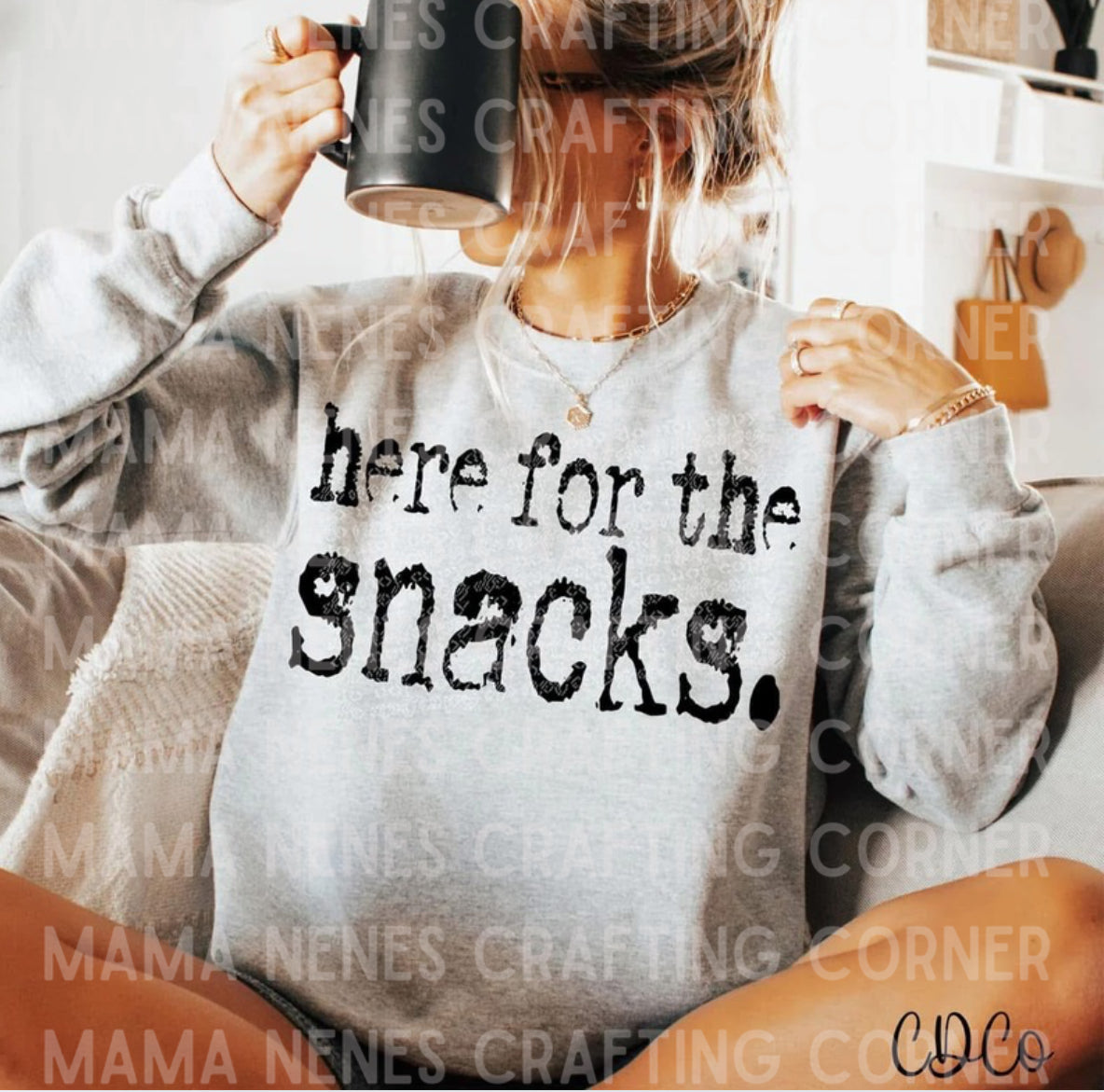 Here for the snacks