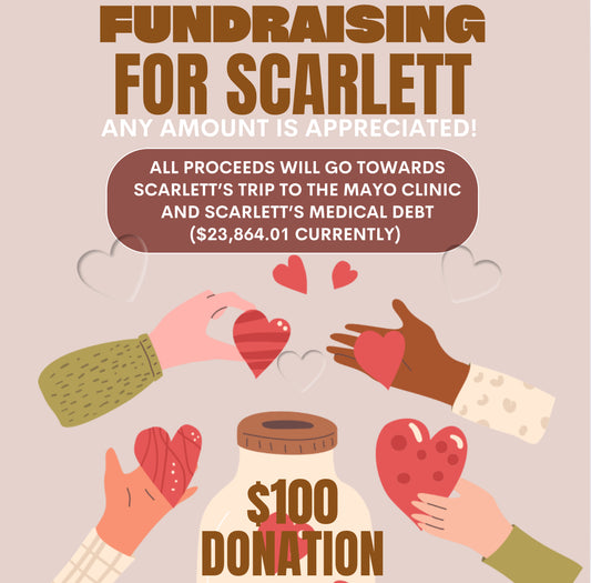 Scarlett’s fundraiser $100 Donation