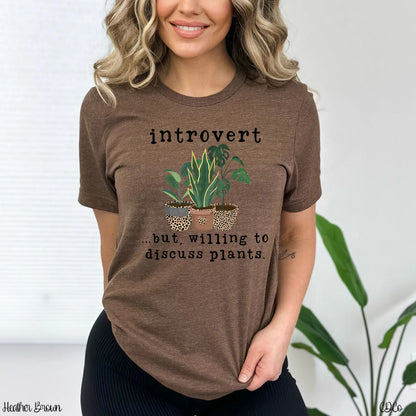 Introvert but willing to discuss plants