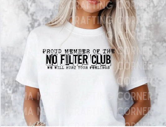 Proud member of the no filter club