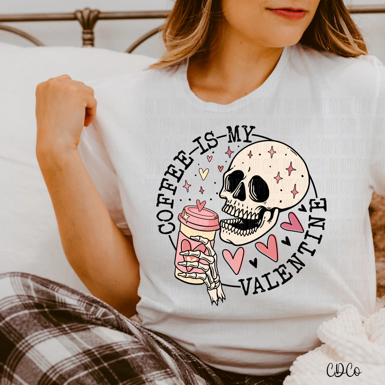 Coffee is my valentine skellie