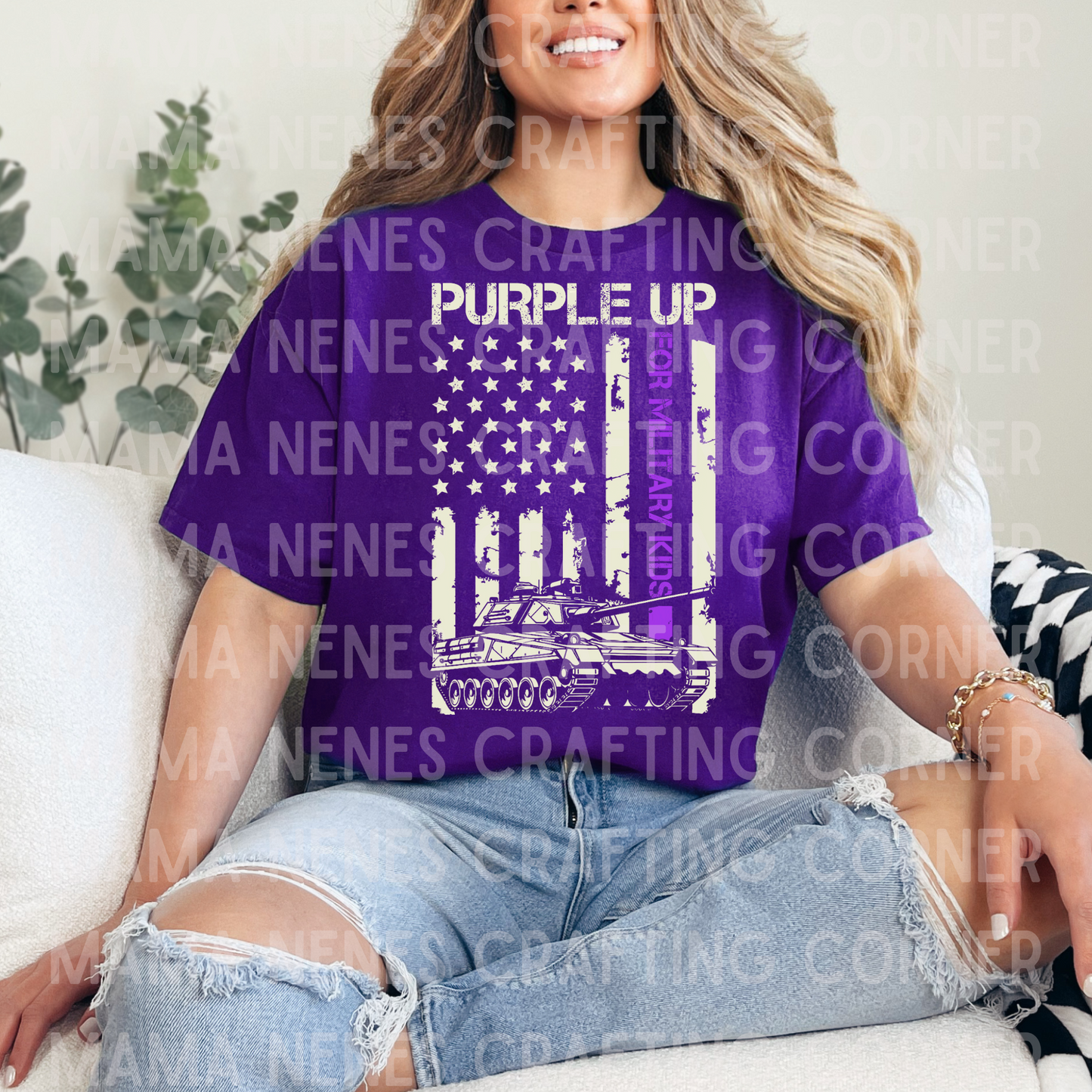 Purple up tank