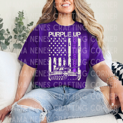 Purple up tank