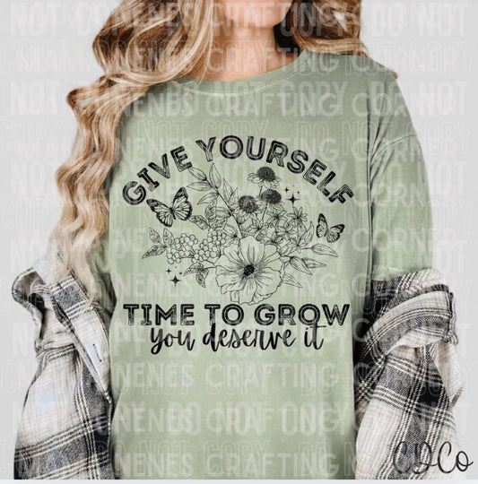 Give yourself time to grow