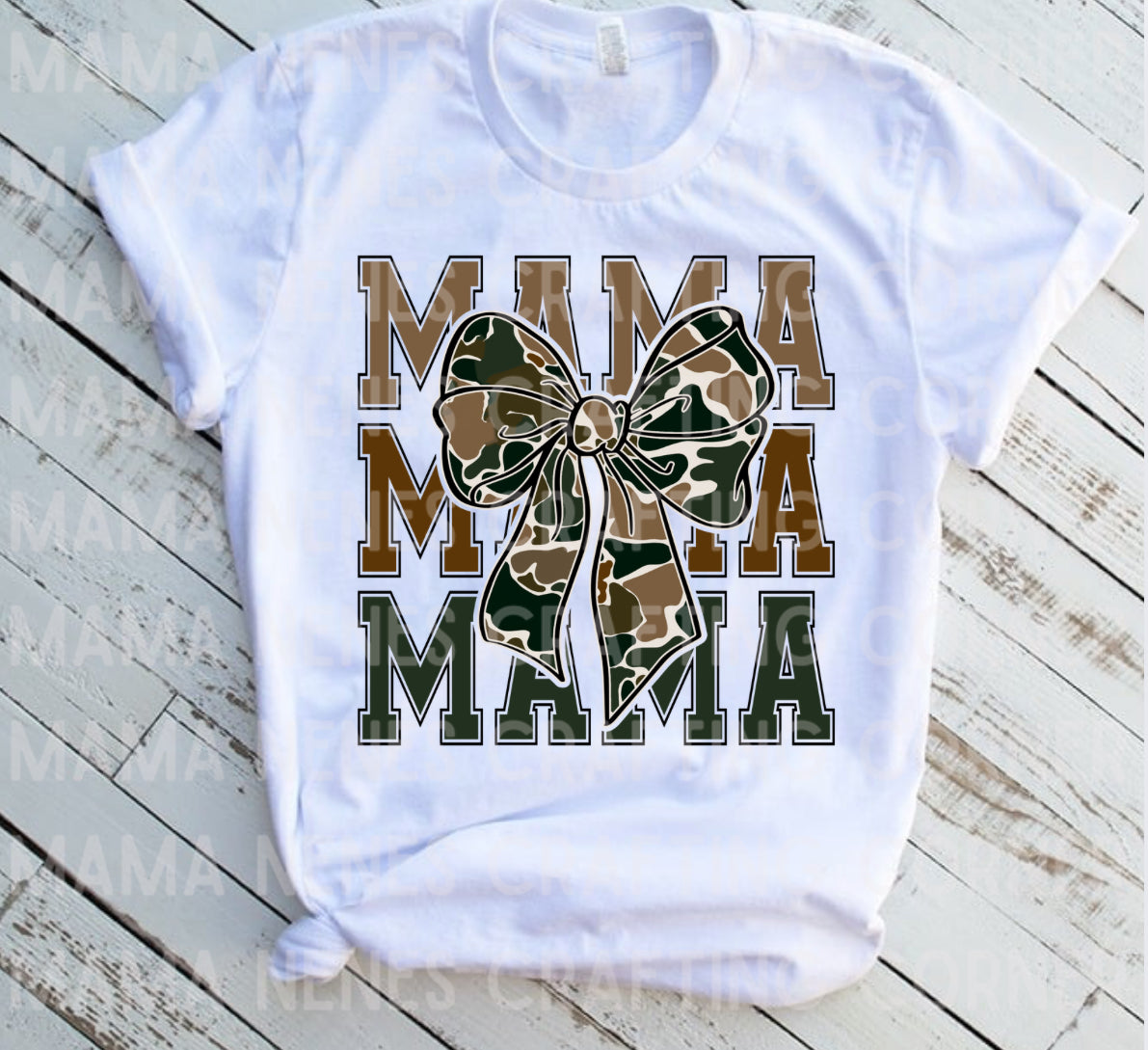 Mama camo bow