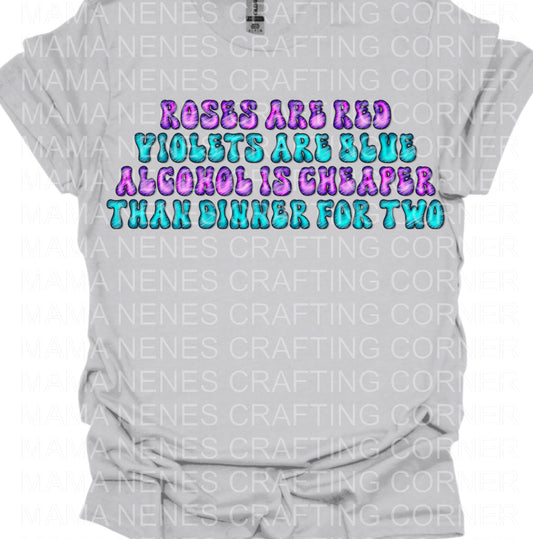 Alcohol is cheaper