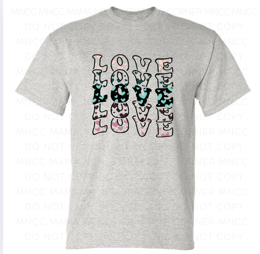 Love repeat hearts