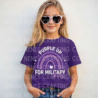 Purple up rainbow