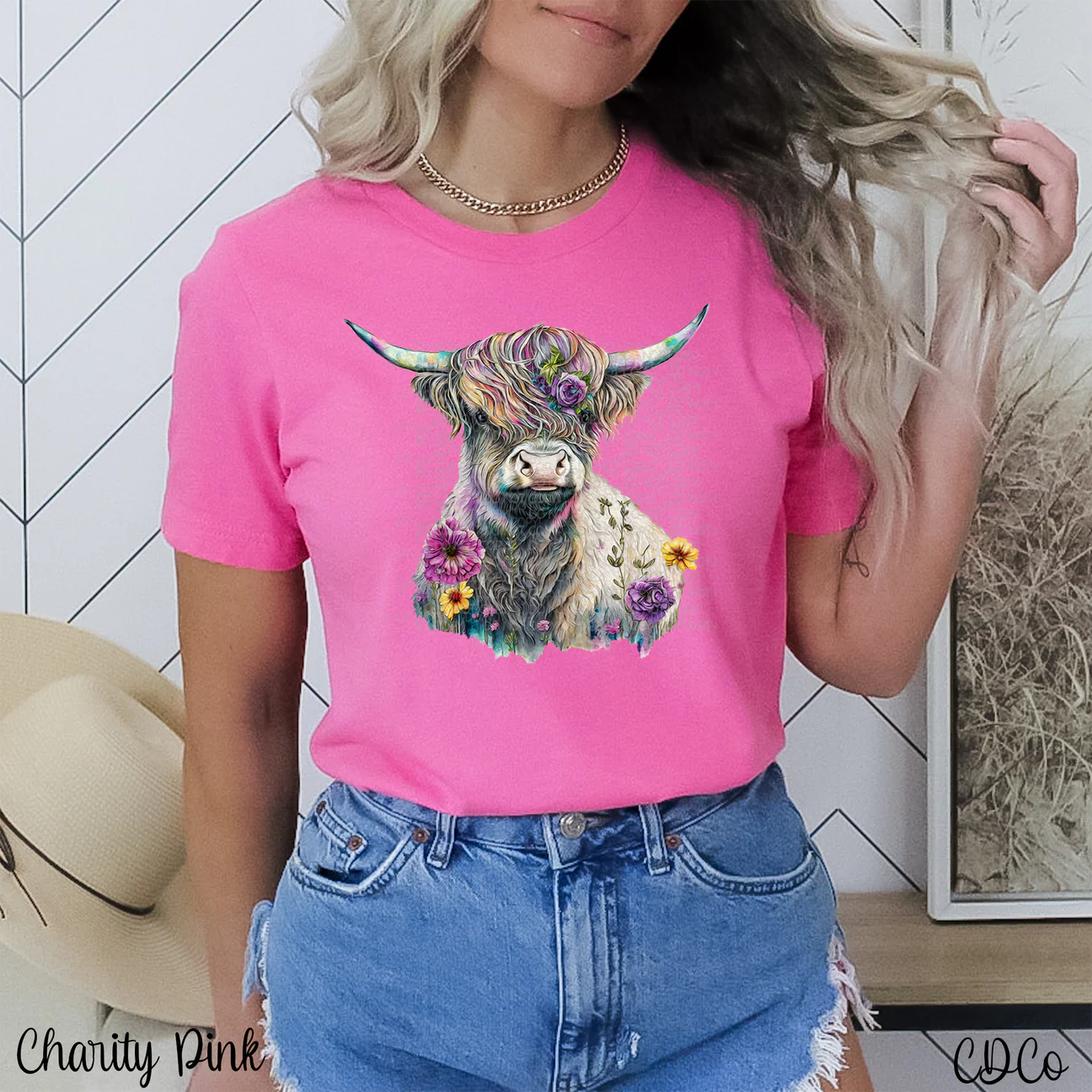 Colorful floral highland