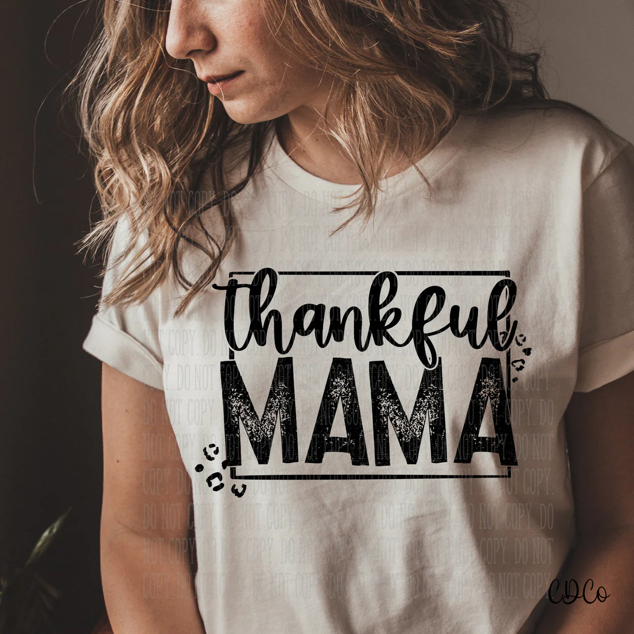 Thankful mama leopard box