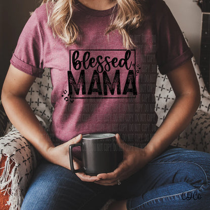 Blessed mama leopard box