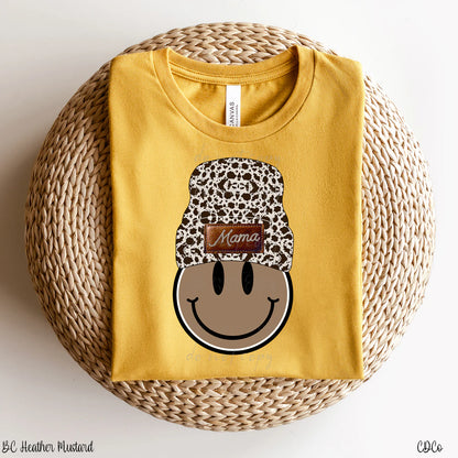Mama cowhide beanie