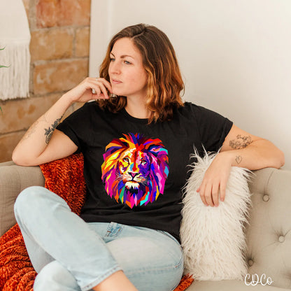 Bright lion head