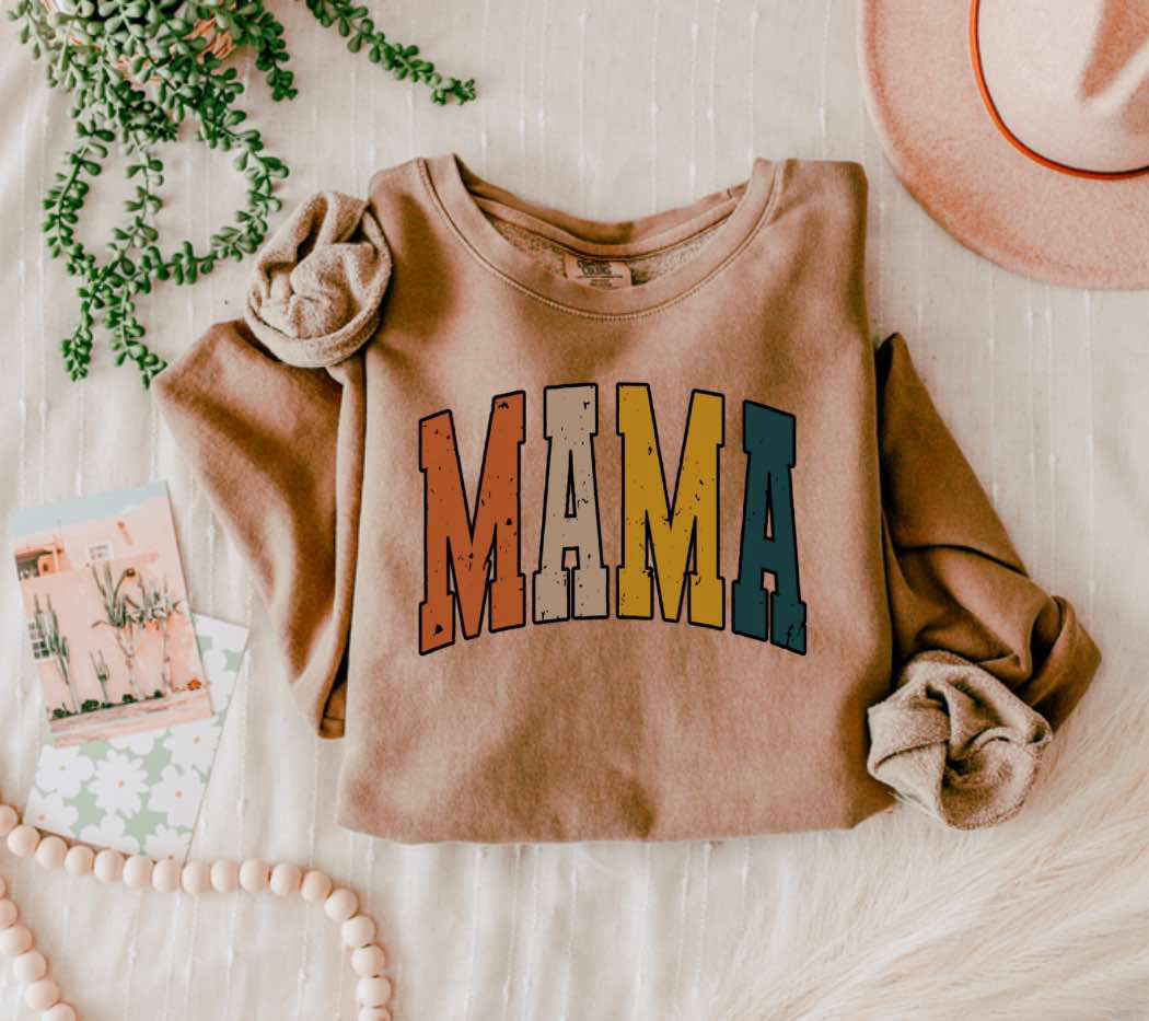 Distressed Mama Tee